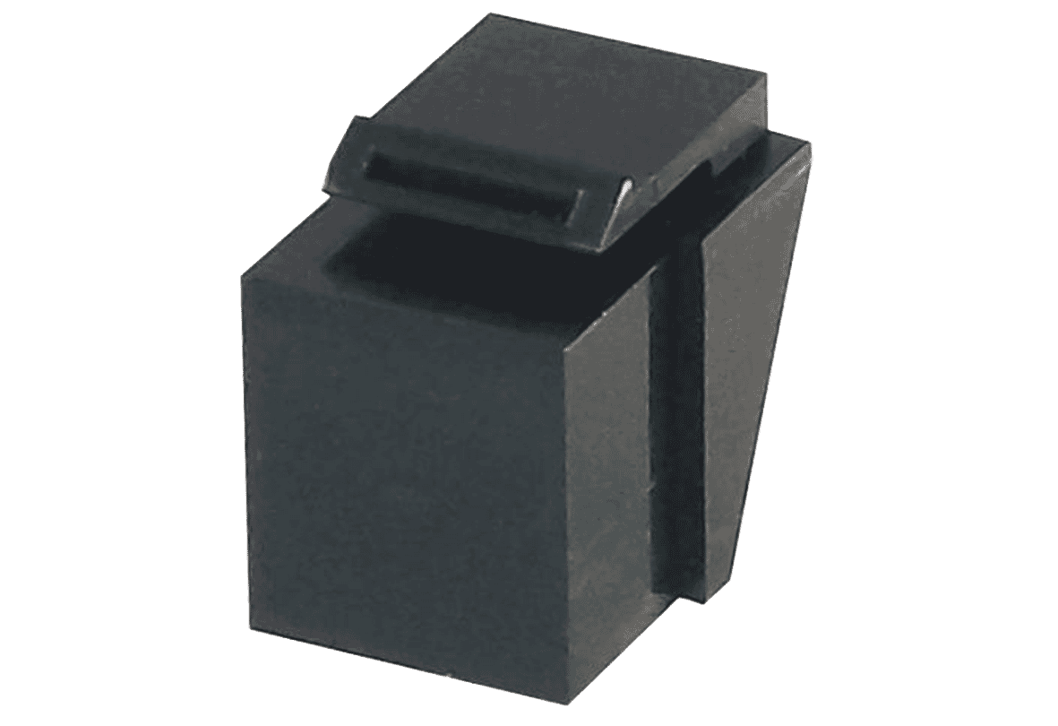 TUK Keystone Clip-in Blank - Black