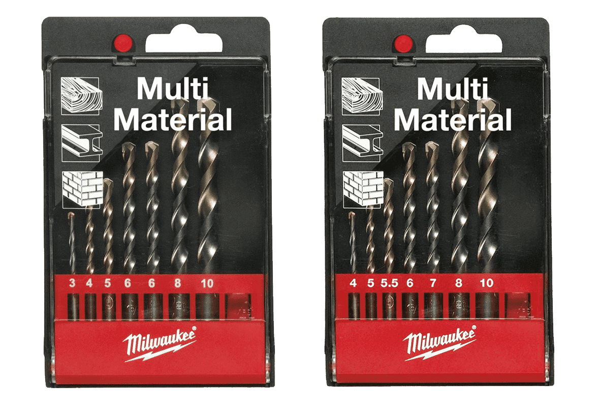 Milwaukee TCT Multi Material Hex Fit Drill Bit Sets