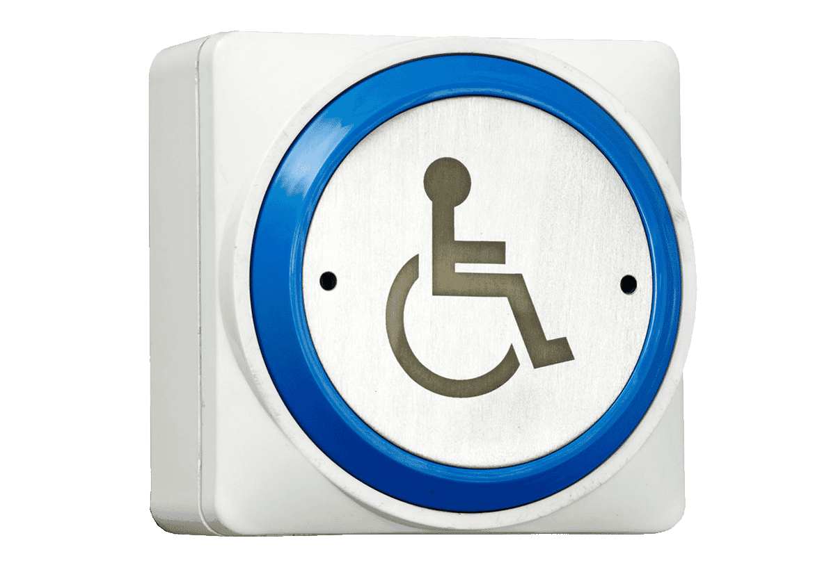 RGL EBPP02P/DDA/ WOPTO - DDA White Button 94x94x36mm