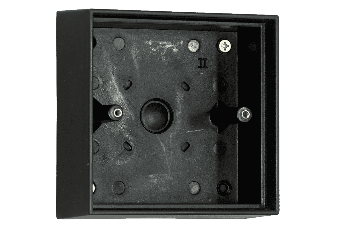 RGL PBB03/BK - DDA Back Box - Black Plastic - Use with EBLPP02 for Flush Fit