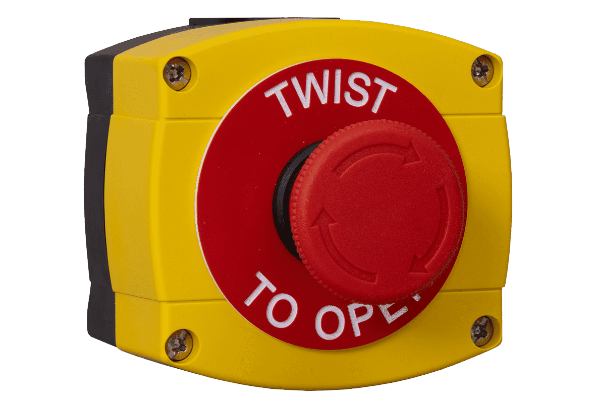 RGL WP66-Y/TTO IP66 Rated - Twist To Open Button - Surface Mounted