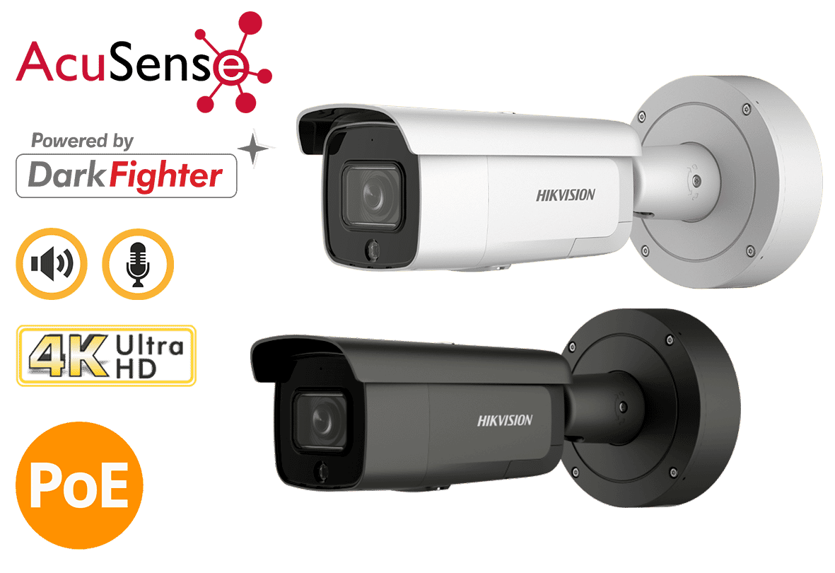 Hikvision DS-2CD2686G2-IZSU/SL 8MP 4K IP Acusense Bullet 2.8-12mm MFZ