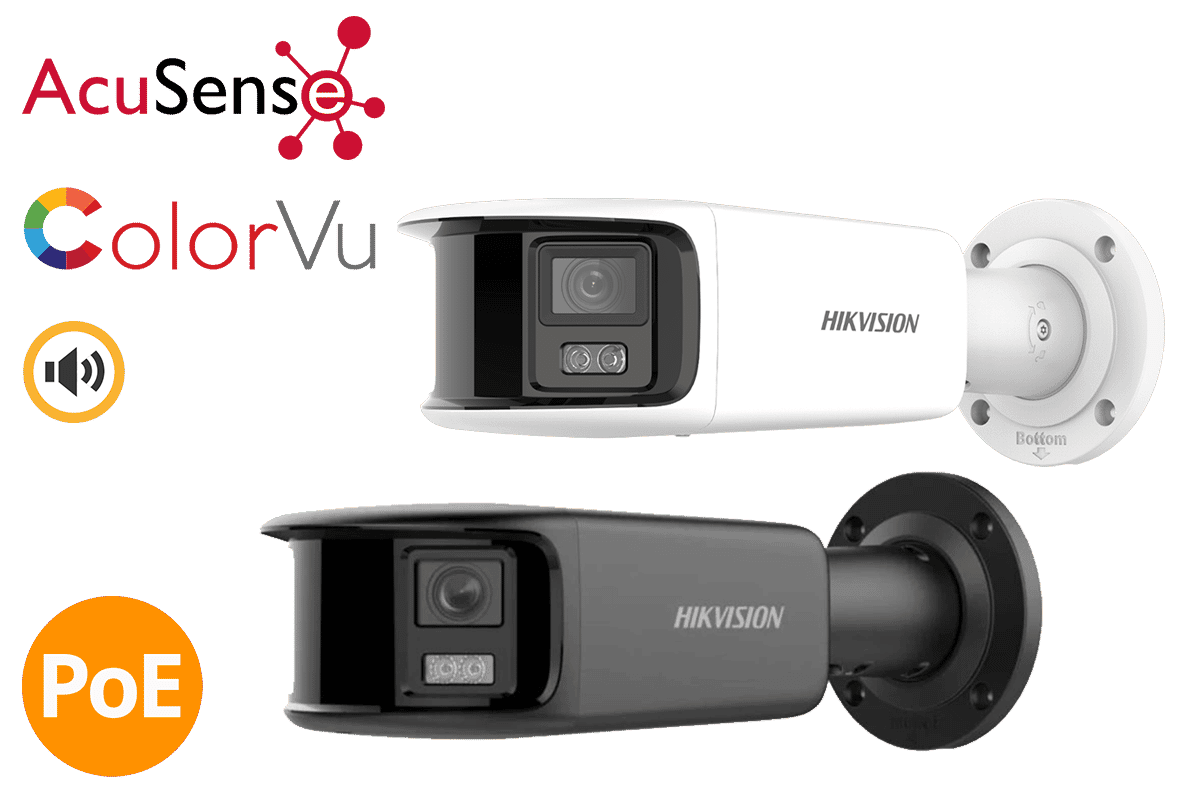 Hikvision DS-2CD2T87G2P-LSU/SL 8MP IP ColorVu Panoramic Bullet with Live-guard