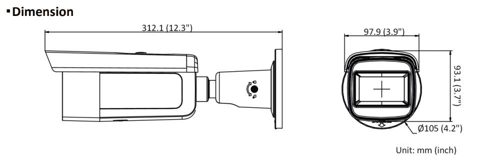 Hikvision DS-2CD2643G2-IZS(2.8-12mm) AcuSense 4MP Motorized Bullet Camera