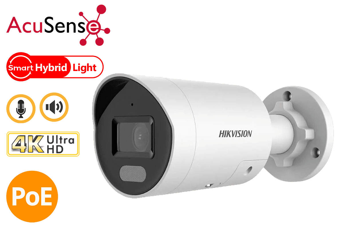 Hikvision DS-2CD2087G2H-LIU/SL(2.8mm)(eF) 8MP Hybrid Light ColorVu Bullet Camera