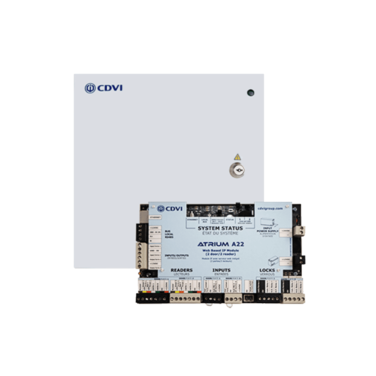 CDVI A22 ATRIUM 2-door Controller Expander in Metal Case