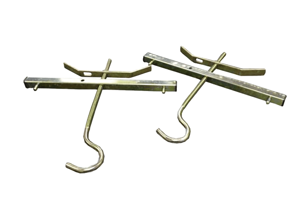 Zinc Plated Corrosion Resistant Steel Ladder Clamps (pair) Connectec.uk