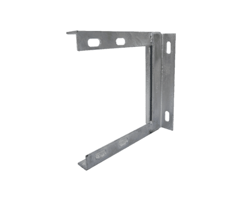 9 x 9 Inch Galvanised Stand-off Aerial Pole Wall Bracket