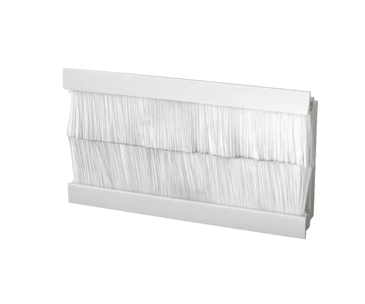 Quad Euro Fit Brush Module White 50x100mm