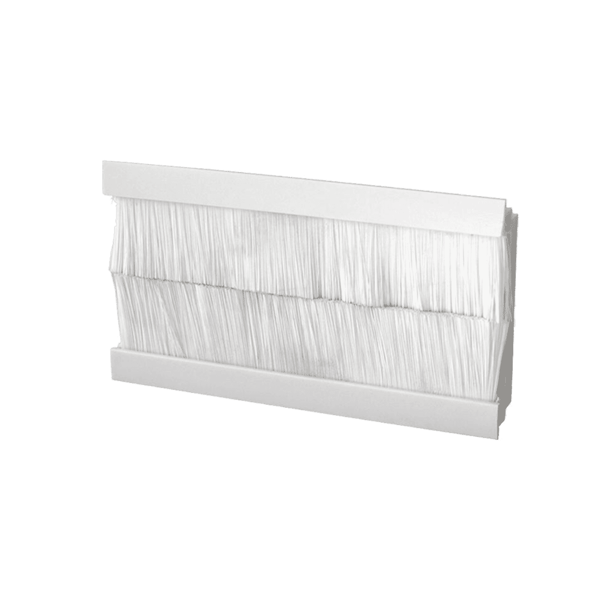 Single Brush Module Block Kauden Quad Euro Fit Brush Module White 50x100mm