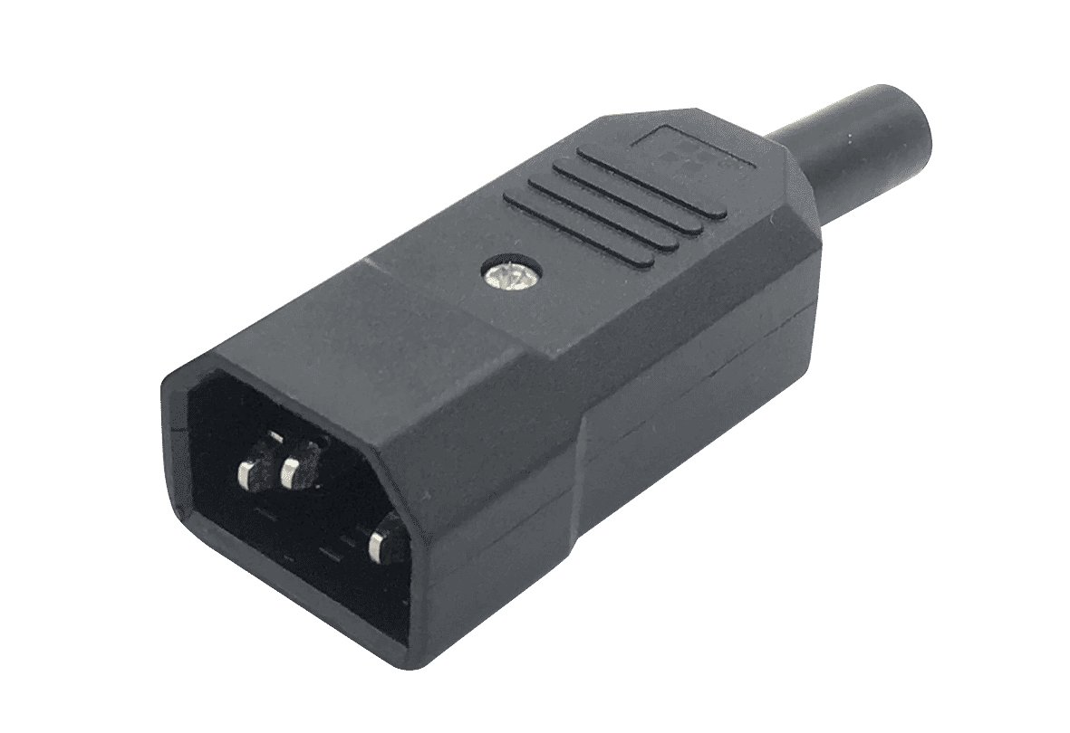 C13 Rewireable IEC Female Connector Plug Black Connectec.uk