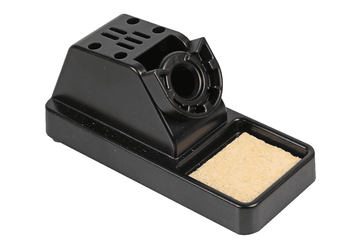 Enclosed Soldering Iron Stand with Sponge
