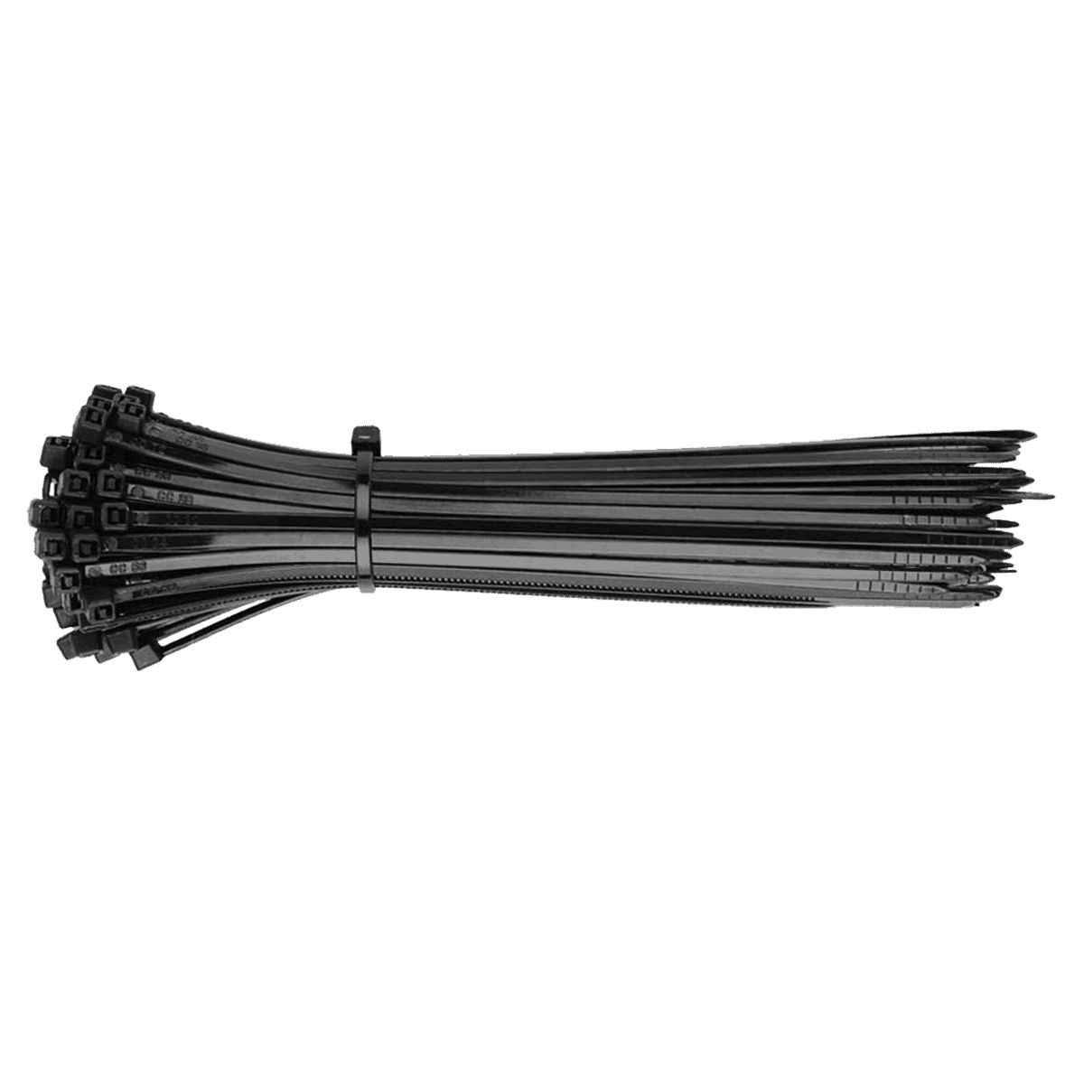 C Tie Medium Duty Cable Tie Black 100 x 2.5 mm (pkt 100)