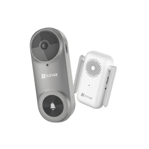EZVIZ DB2 PRO Grey 5MP Battery Powered Wi-Fi Video Doorbell with