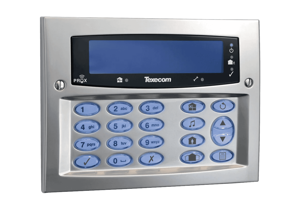 DBD0123 Premier Elite Satin Chrome LCD Keypad Connectec.uk
