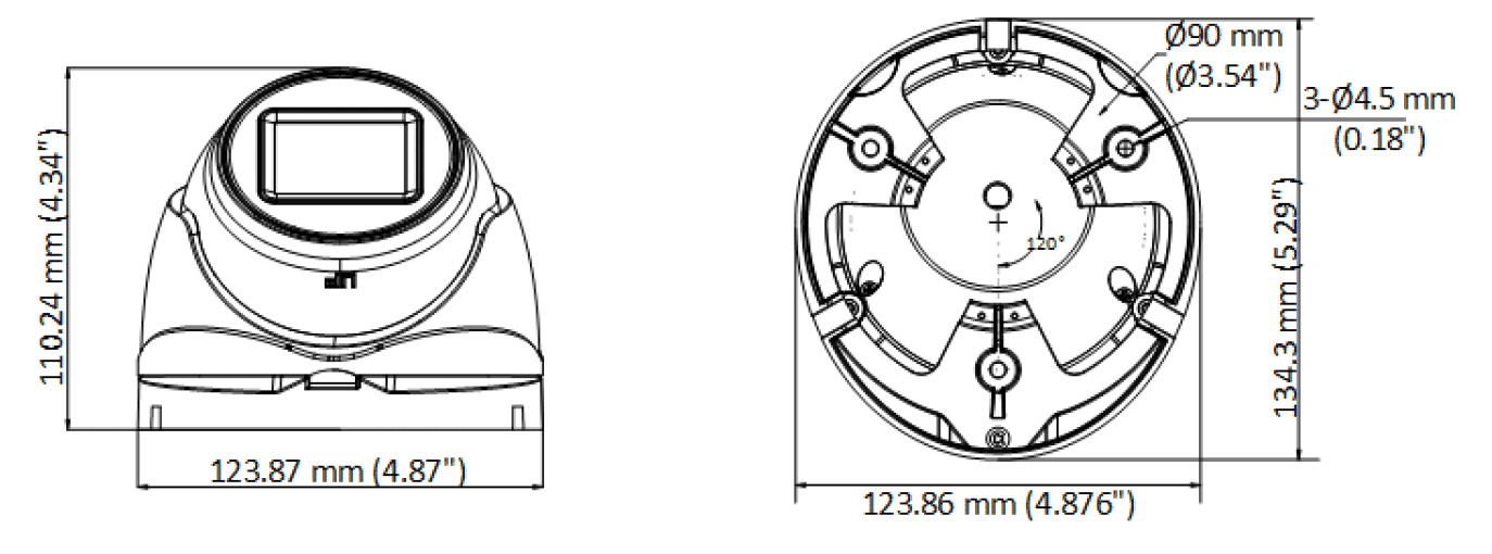 Hikvision DS-2CE79H0T-IT3ZF 5MP TVI Turret 2.8-12mm MFZ