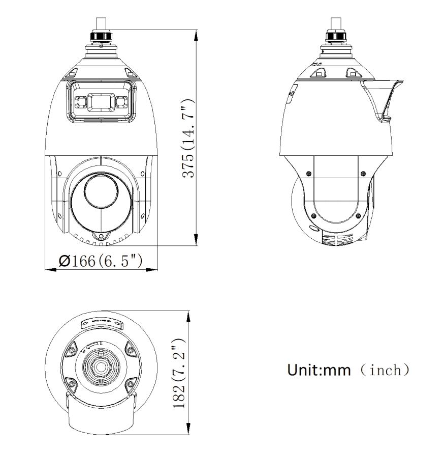 Hikvision DS-2SE4C425MWG-E(14F0) 4MP IP Dual-lens TandemVu 25x PTZ