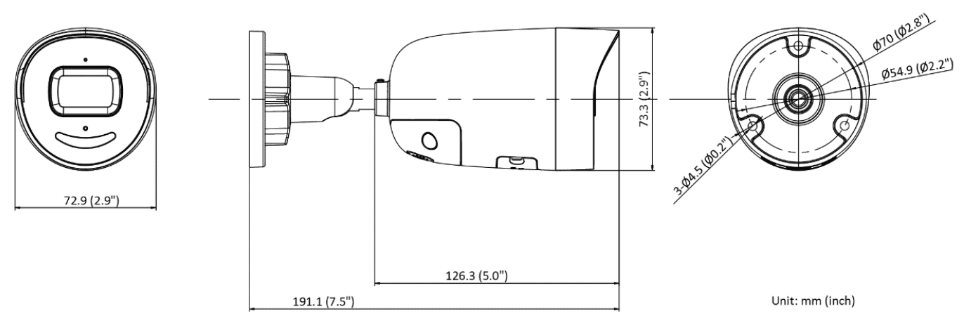 Hikvision DS-2CD2046G2-IU/SL 4MP IP Mini Acusense Bullet 4.0mm