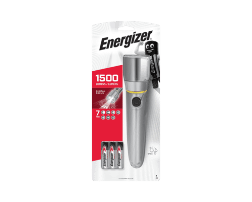 Energizer Vision HD Focus Metal LED Torch 1500 Lumens