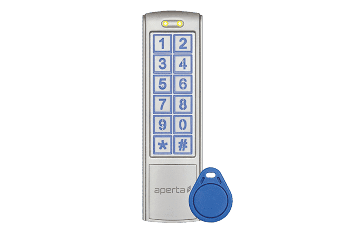 ESP Aperta Standalone Door Entry Keypad with Prox Tag Reader Silver