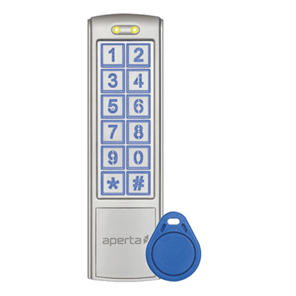 ESP Aperta Stand-alone Door Entry Keypad with Prox Tag Reader Silver ...