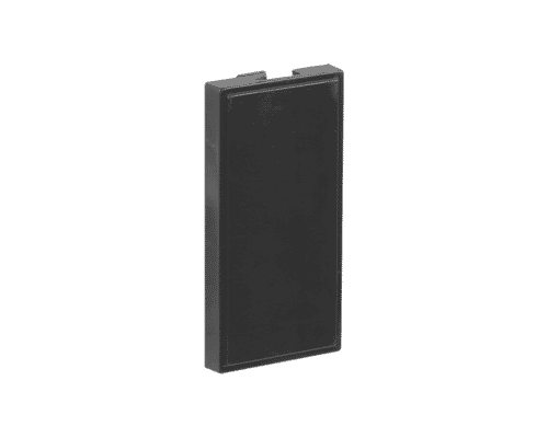 Euro Fit Modular Half Blank 25x50mm Black