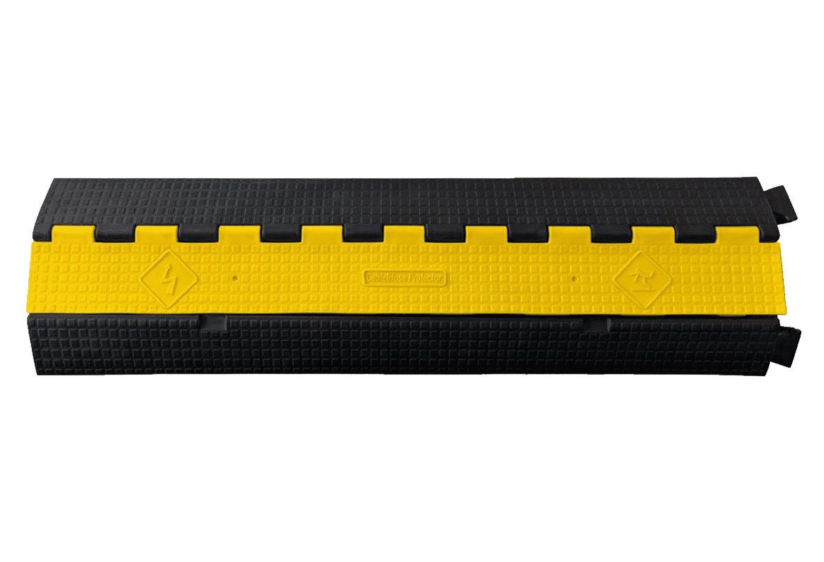 Rigid 24 Ton 2 Channel Driveover Cable Protector Ramp 1m x 25cm