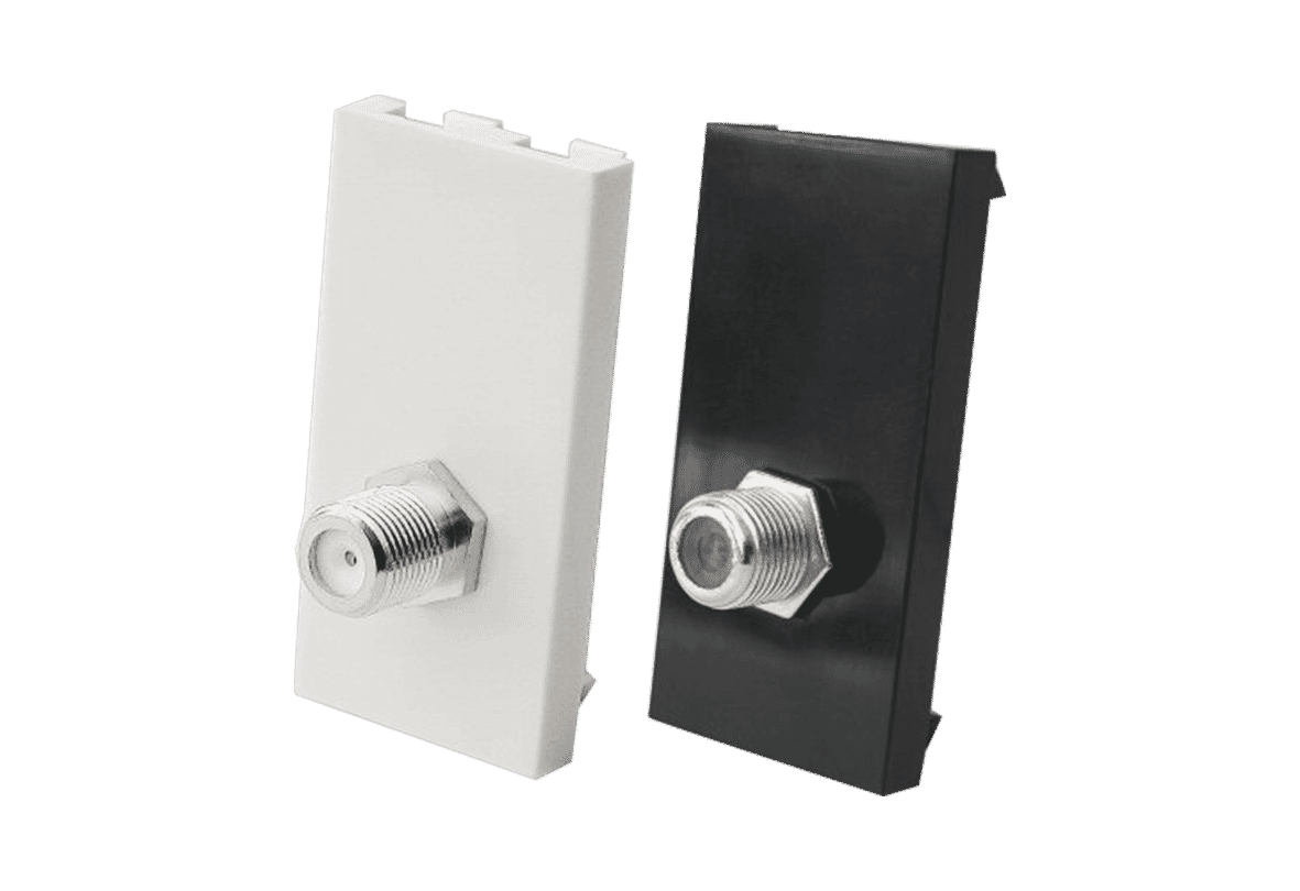 TV or Satellite F-Plug Socket Euro Module