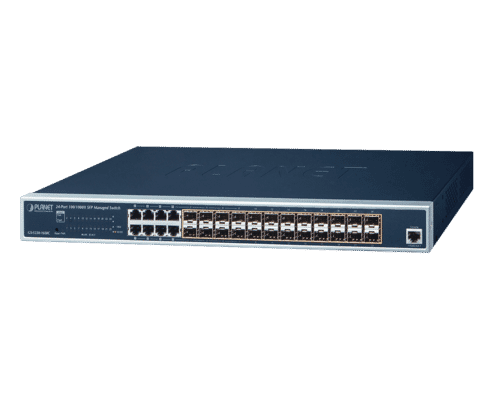 Planet GS-5220-16S8C 24 Port (24 x SFP + 8 Combo RJ45) L2+ Gigabit Switch