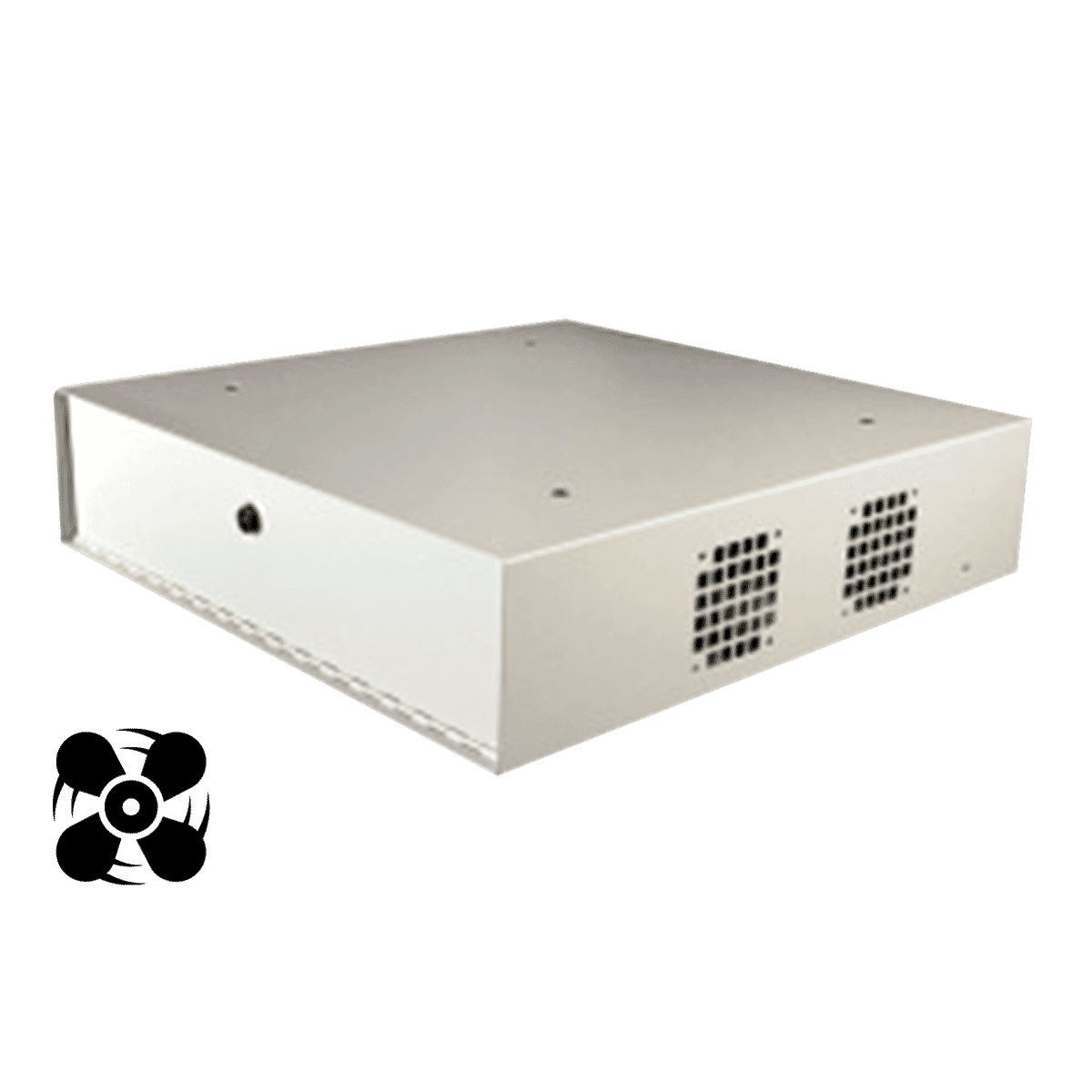 Lockable CCTV Recorder DVR/NVR Metal Enclosure with Fans