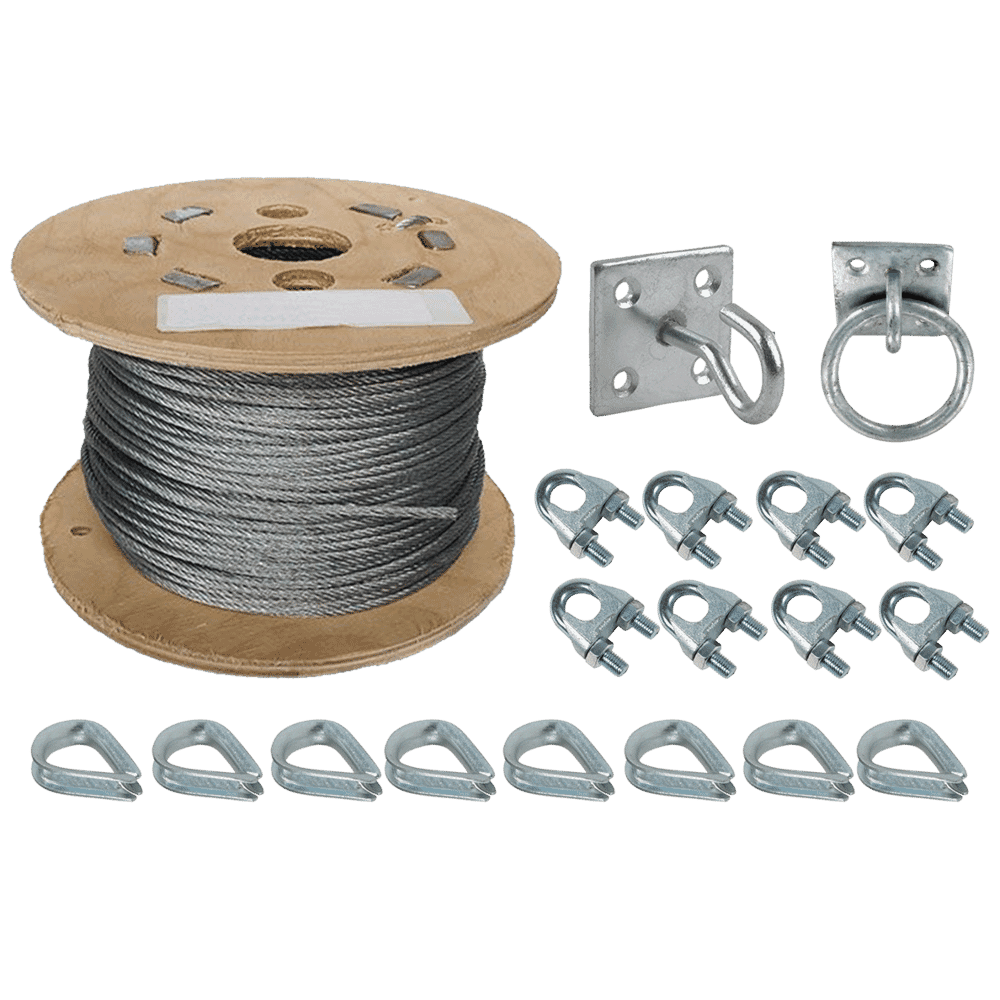 30m Catenary Steel Wire Rope Kit | Connectec.uk