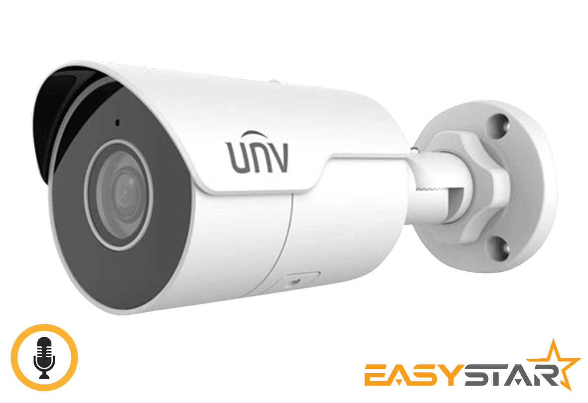 Uniview IPC2128LEADF40KMG 8MP 4K IP EasyStar Fixed Mini Bullet Camera