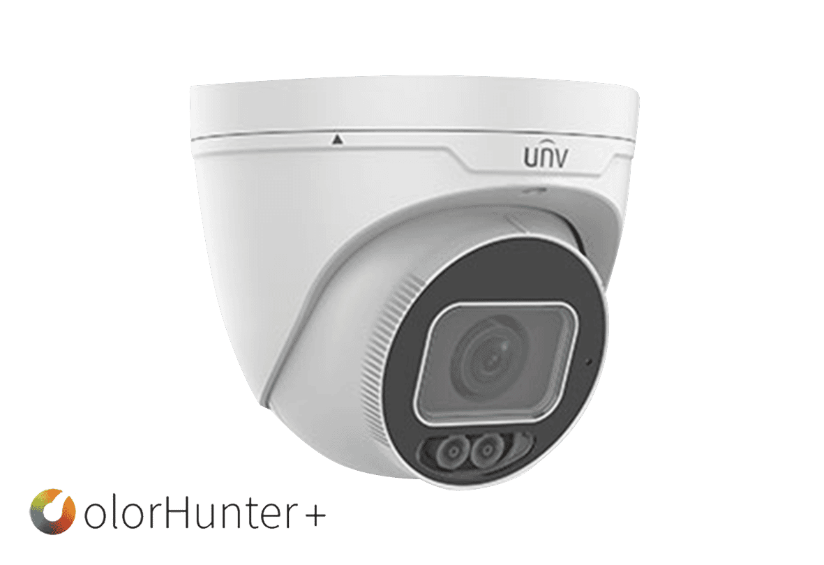 Uniview IPC3634SE-ADF28K-WL-I0 4MP IP ColorHunter Fixed Turret Camera 2.8mm