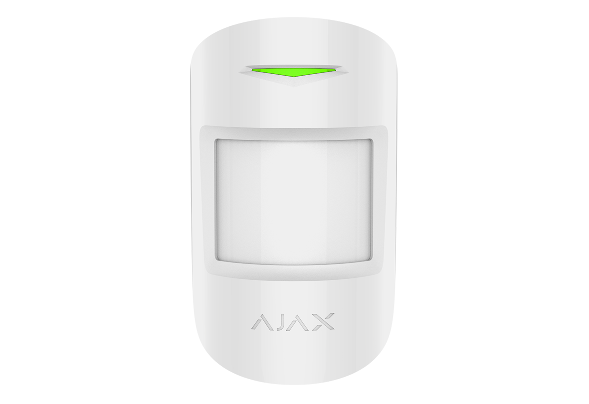 Ajax MotionProtect Plus White Wireless PIR Detector | Connectec.uk