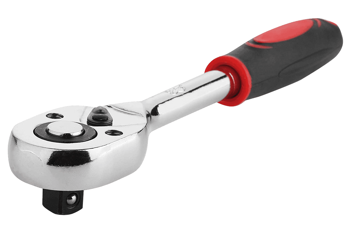 Reversable 3/8 Ratchet Wrench with Soft Grip Handle