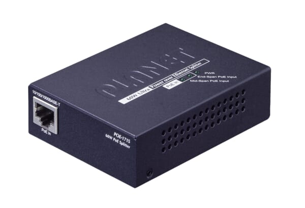 Planet POE-171S Single Port Gigabit Ultra PoE Splitter 60W 12/19/24V