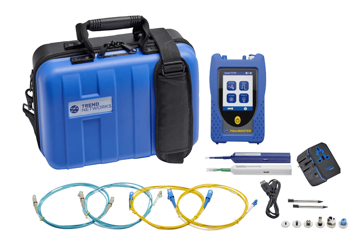 TREND Networks FiberMASTER Quad OTDR Fibre Optic Tester