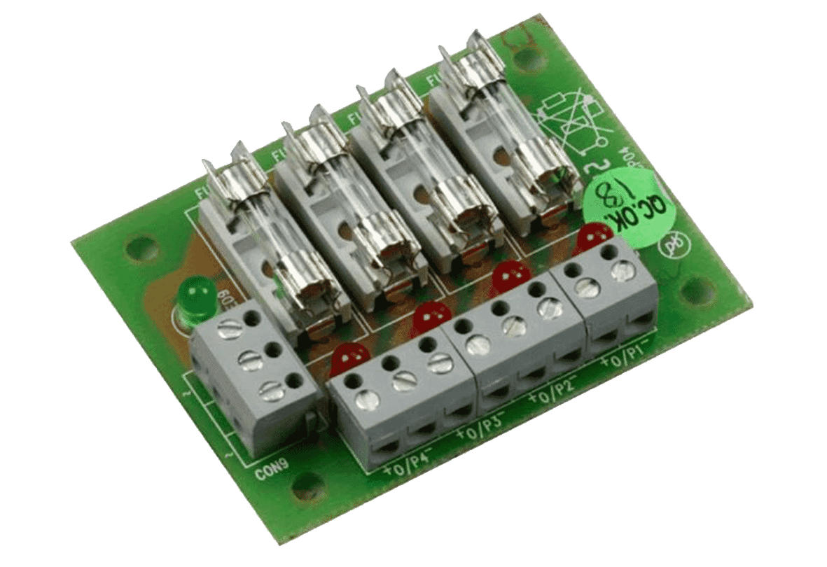 RGL RL04 4Way 1A Fuse Board 12/24VDC Connectec.uk