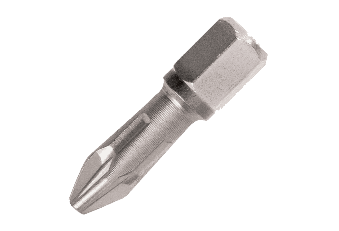 Screwdriver Bit 1/4" Hex Drive No 2 Pozi (10 pack) Connectec.uk