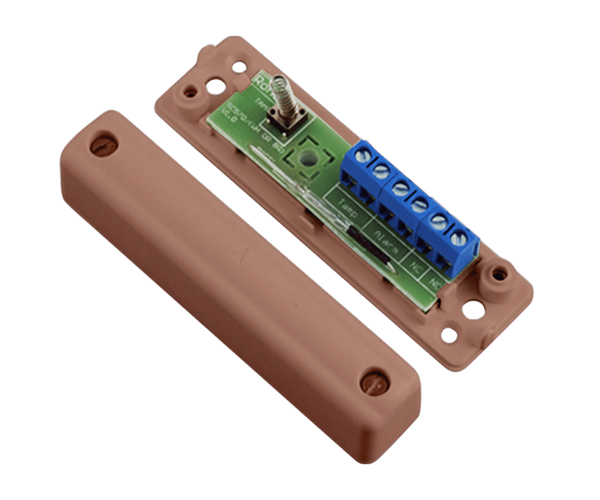 CQR SC570/BR 6 Terminal Heavy Duty Door contact Brown G2 | Connectec.uk