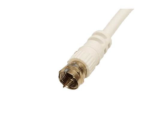 1.5 Meter F Plug Screened Flylead White