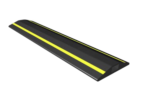 Flexible PVC Cable Protector Single Channel Step-over