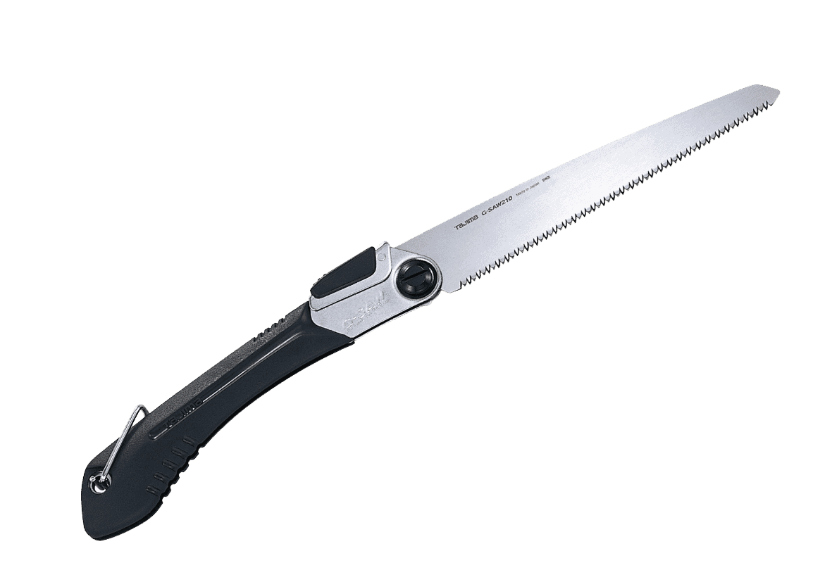 Tajima 210mm Folding Pad Pull Saw with Replaceable Blades