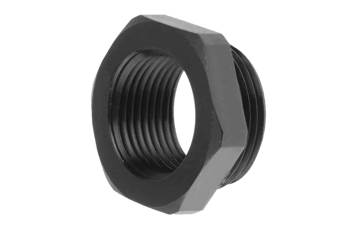 M25 25mm to M20 20mm Gland Reducer Black Connectec.uk
