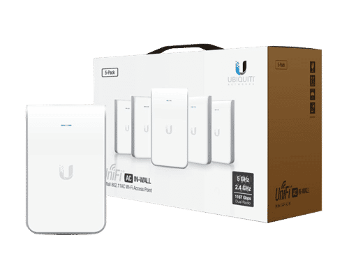 Ubiquiti UAP-AC-IW-5 UniFi AC1200 In Wall Access Point (5 Pack)