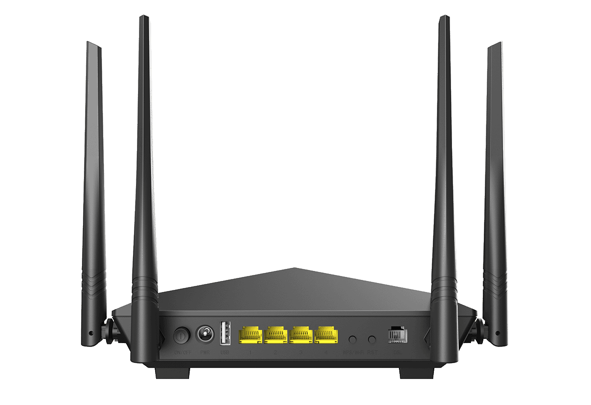 Tenda V12 AC1200 Dual-Band WiFi VDSL Modem Router