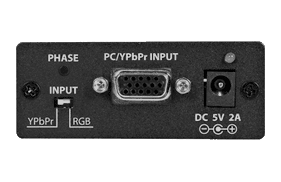 VGA and Component with Audio to HDMI Converter