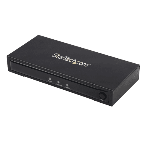 Composite and S-Video with Audio to HDMI Converter Upscaler 720p