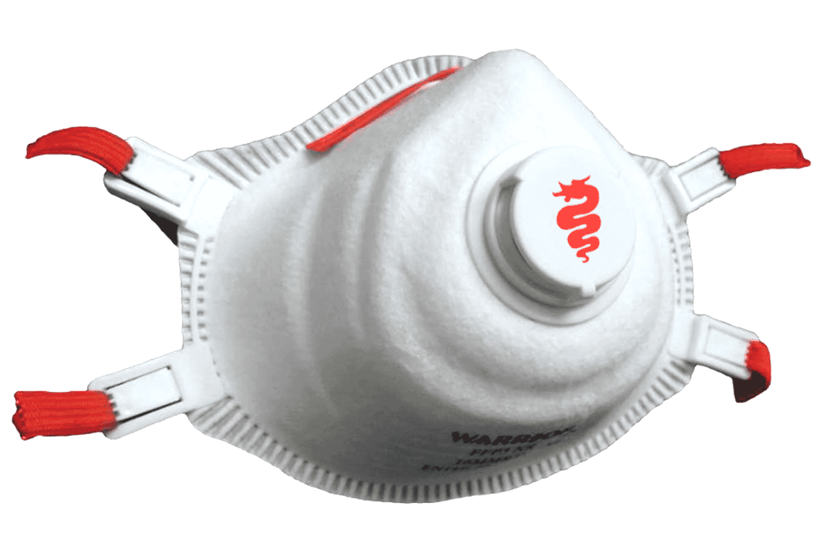 Warrior FFP3W Aerosol Valved Dust Mask