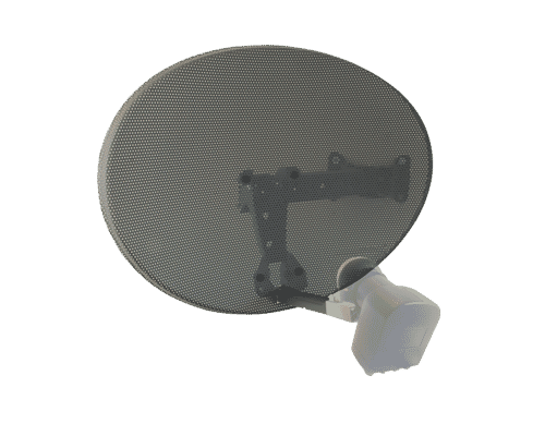 SKY Zone 1 Satellite Dish & Wall Mount